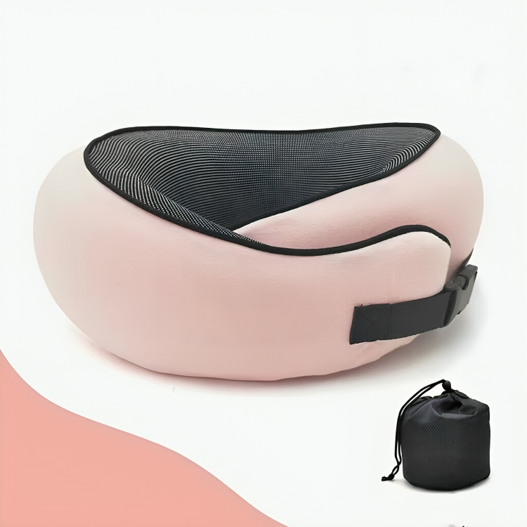 Luxury Travel Neck Pillow + FREE Waterproof Storage Bag!